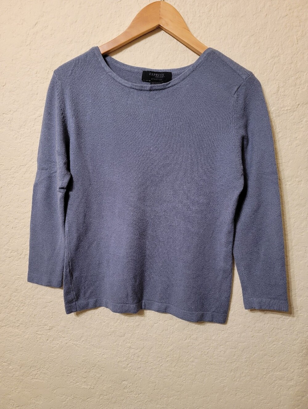 Express Women's Stretch Fitted Gray Sweater Sz M